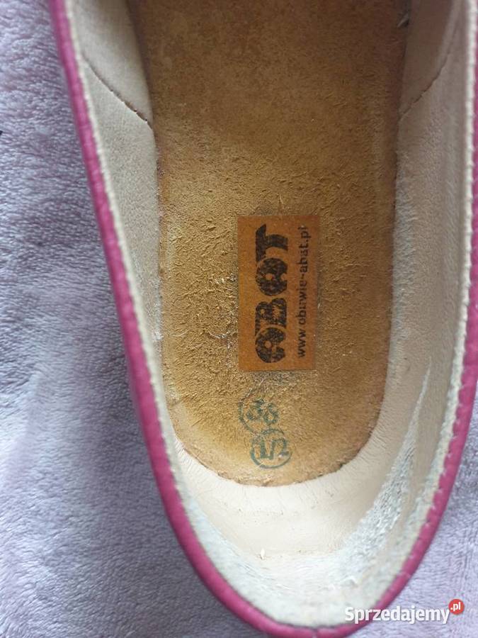 Abat polskie buty w typie baleriny skórzane 385 Kraków sprzedam