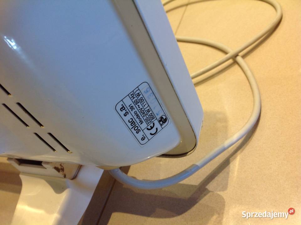 Biały Grzejnik Elektryczny Panelowy 800W Nowa Sól