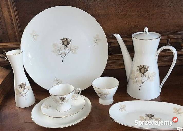 Patera Seria Schattenrose Rosenthal Model Form Porcelana i szkło Gdańsk