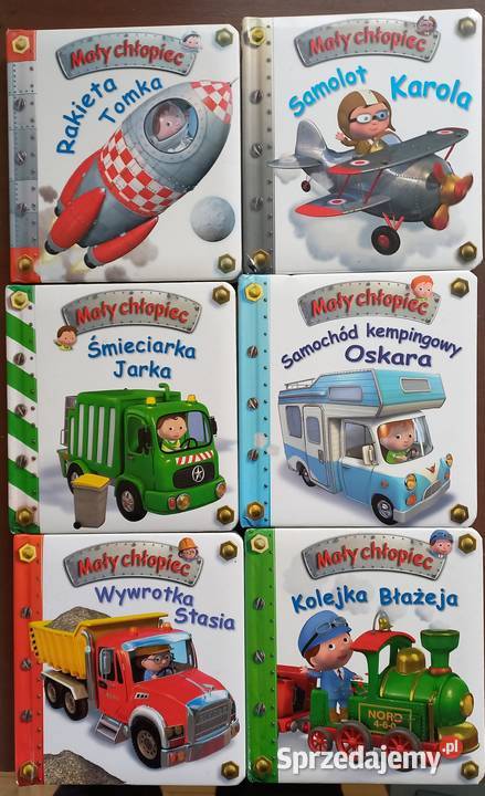 Książeczki Mały chłopiec 19 sztuk lubelskie