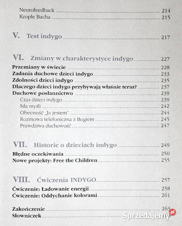 Fenomen indygo Dzieci nowych czasów Carolina