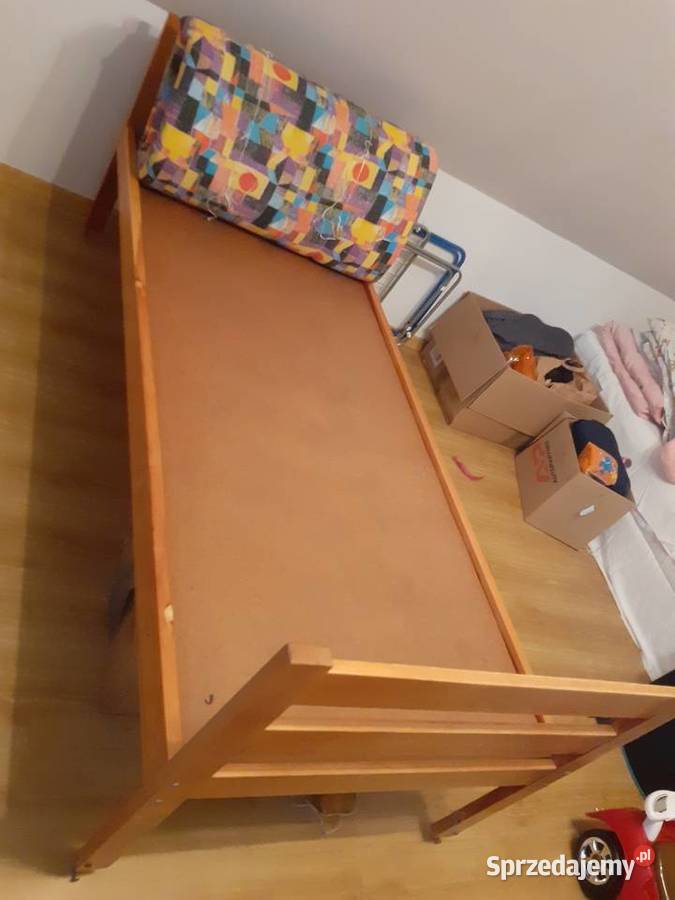 Łóżko drewniane 200x90 podwójne piętrowe Limanowa sprzedam