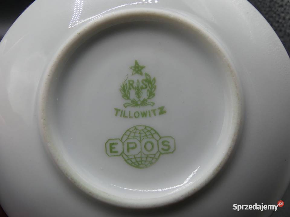 Zjawiskowy cienkościenny komplet do mokki Porcelana i szkło Poznań