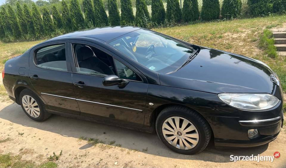 Peugeot 407 czarny Sienno