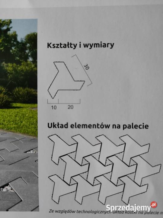 Eko Kostka brukowa już 29 m2 eko bruk vjetra Myślenice