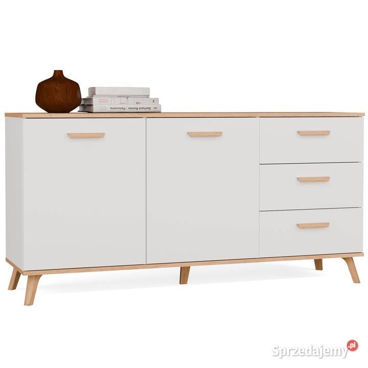 Komoda OLYMPO 2D3S BIAŁA DĄB ARTISAN