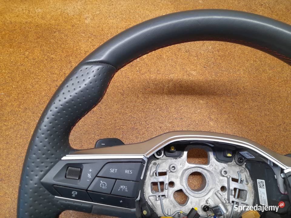 SEAT LEON IV IBIZA KIEROWNICA MULTIFUNKCJA SKÓRA Goleniów