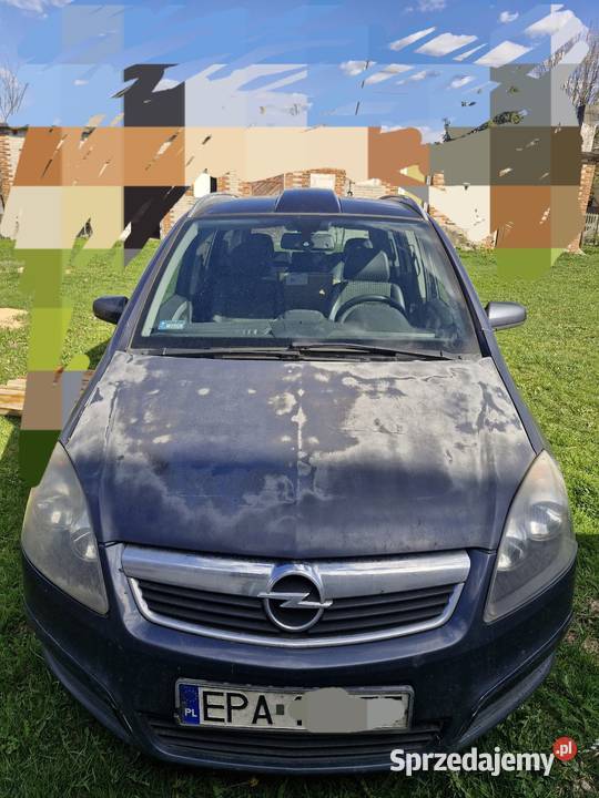 Opel Zafira B granatowy