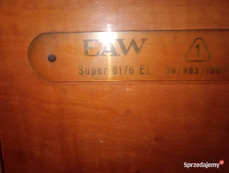 Radio lampowe Undine 2 EAW 8176 EL Będzin