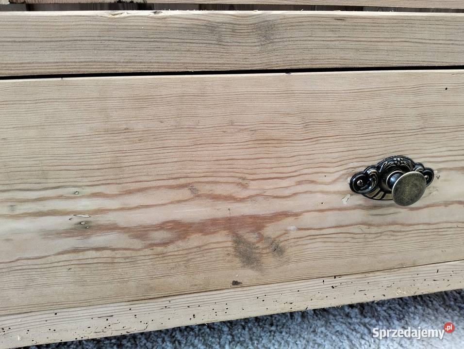 stary regał antyczny zabytkowy drewniany sosnowy