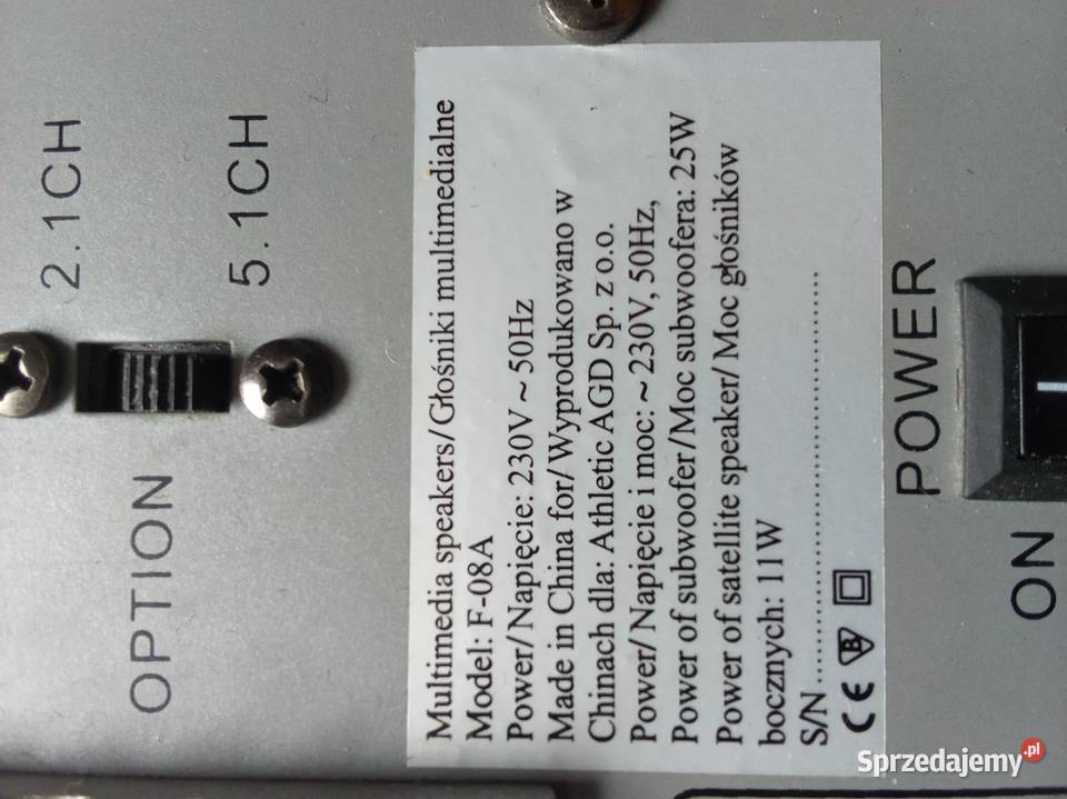 Subwoofer aktywny Elektronika mazowieckie Legionowo sprzedam