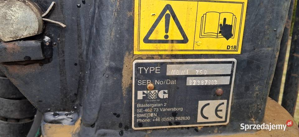 Przyczepa leśna hds 65t Ostrzeszów
