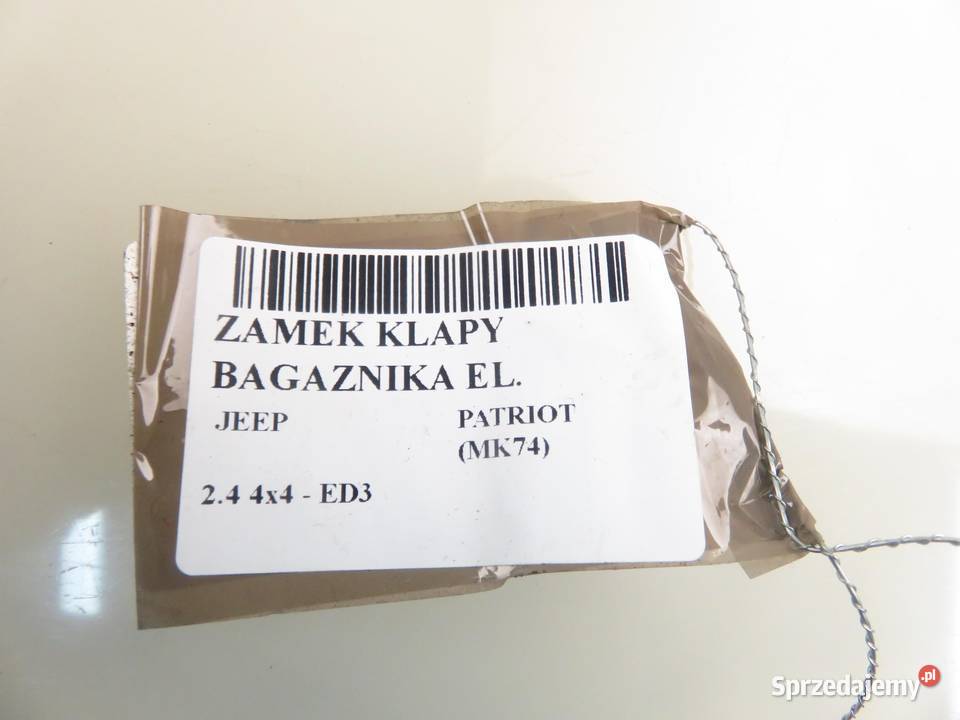 ZAMEK KLAPY JEEP PATRIOT MK74 osobowe Zamki, wkładki i kluczyki