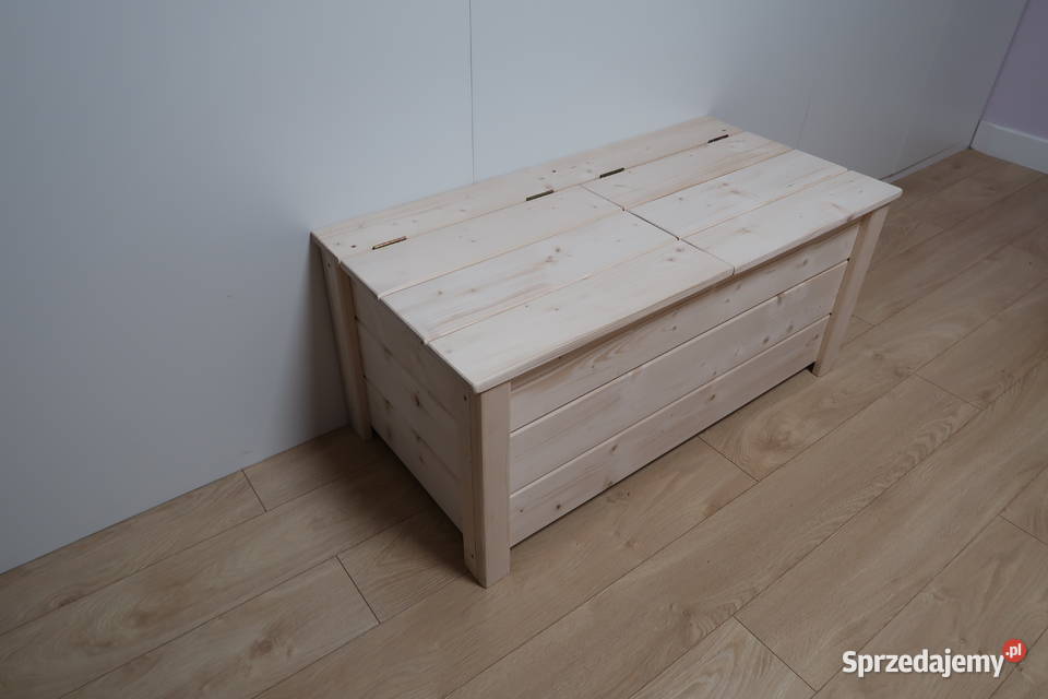 Skrzynia drewniana pojemnik kufer 100x50x45 Ustroń