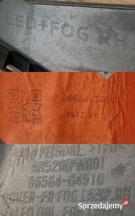 HYUNDAI I30 20 KRATKA HALOGENU PRAWY PRZÓD Pleszew