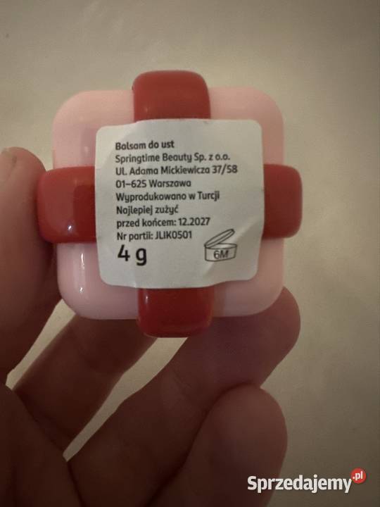 Balsam do ust Springtime Beauty w ozdobnym Unisex Zabrze