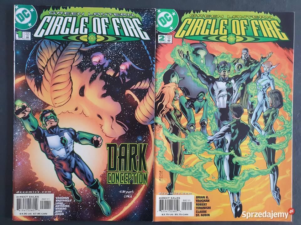 Green Lantern zestaw 13 oryginalnych komiksów DC Superbohaterowie pomorskie Gdynia