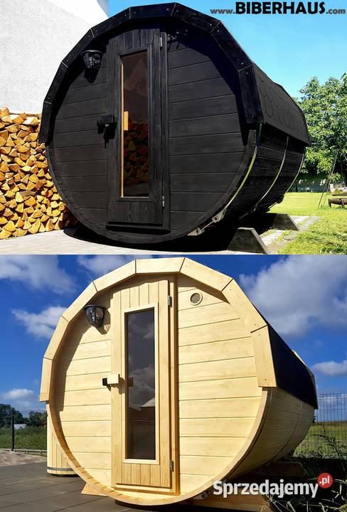 SAUNA Ogrodowa 200 BECZKA 500L Akcesoria Nowy Targ