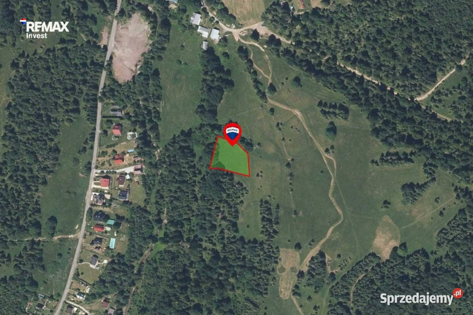 Na sprzedaż działki rolne w Rycerce Górnej śląskie