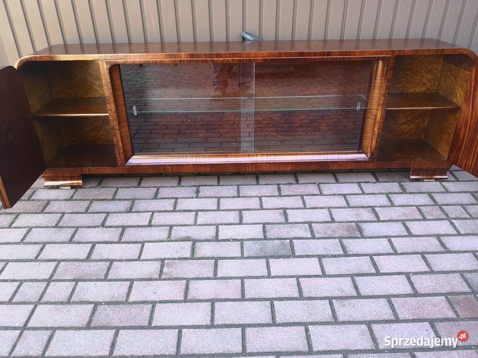 Komoda RTV Niska ARTDECO Orzech Unikat 200 Stara sprzedam