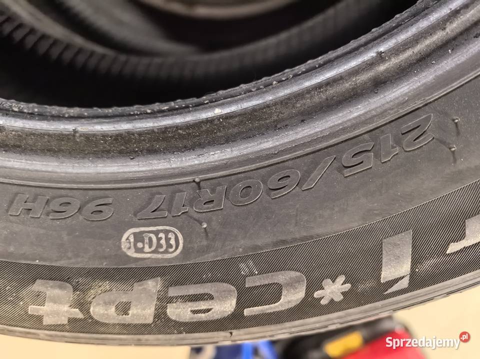 Opony zimowe Hankook 21560R17 96H 215 mazowieckie Piaseczno sprzedam