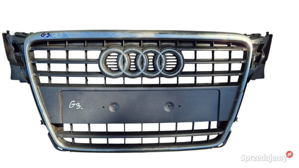 GRILL ATRAPA ZDERZAKA PRZÓD PRZEDNIA AUDI A4 B8 Rok produkcji 2010 śląskie Kiczyce