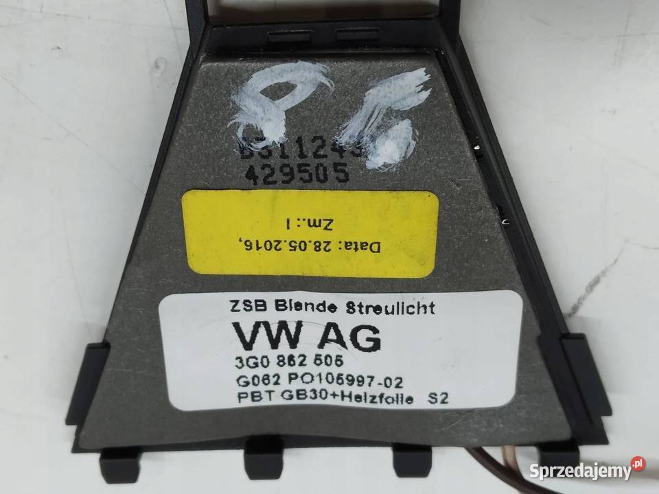 CZUJNIK SENSOR NASŁONECZNIENIA 3G0862505 VW