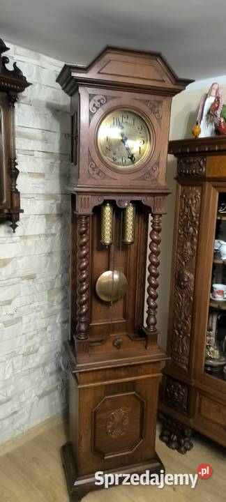Piękny zegar stojący SCHLENKER KIENZLE dębowy małopolskie Kwaczała sprzedam