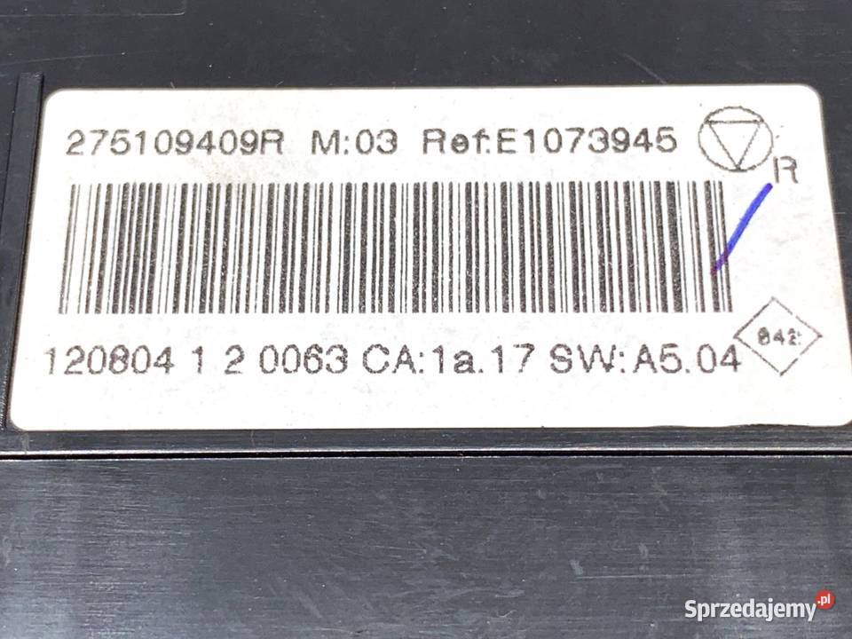 PANEL STEROWANIA NAWIEWU RENAULT SCENIC III