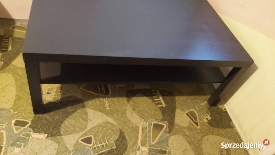 Duża czarna ława idwa fotele Wrocław