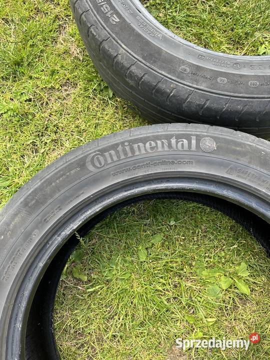 Opony letnie Continental ContiPremiumContact 2 lubelskie sprzedam