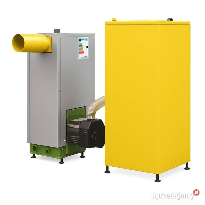 Kocioł z podajnikiem na pellet NKGP 20kW 180m2 5 sprzedam