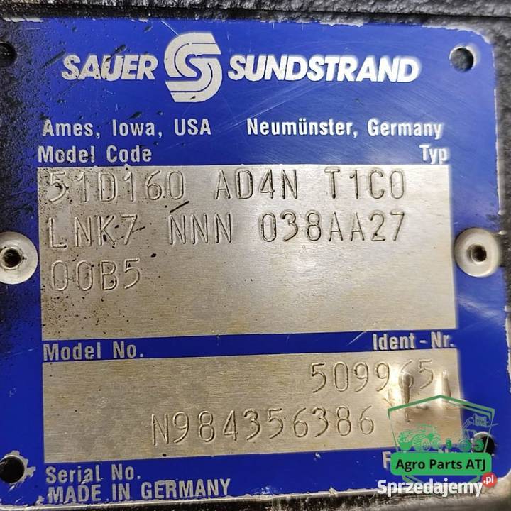 Hydromotor 51D160AD4N Sauer 509965 Haulotte HTL