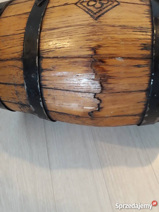 beczułka drewniana unikatowa ozdoba dekoracja pomorskie Gdańsk sprzedam