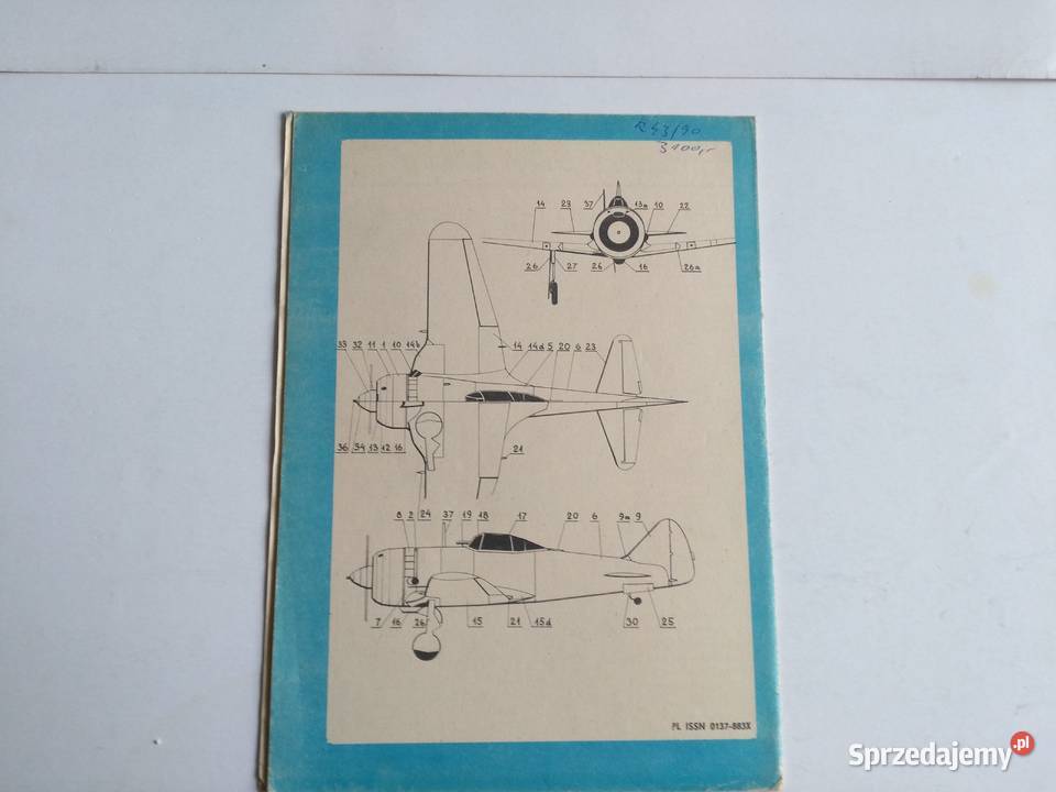 Mały Modelarz 51986 Japoński samolot Nakajima śląskie Dąbrowa Górnicza sprzedam