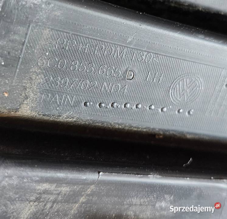 VW POLO V 5 6C0 KRATKA LEWA ZDERZAKA PRZÓD Międzychód