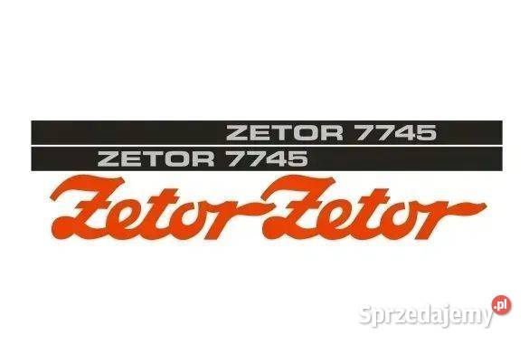 Naklejki oklejenie ZETOR 7745 Zamiennik Janików