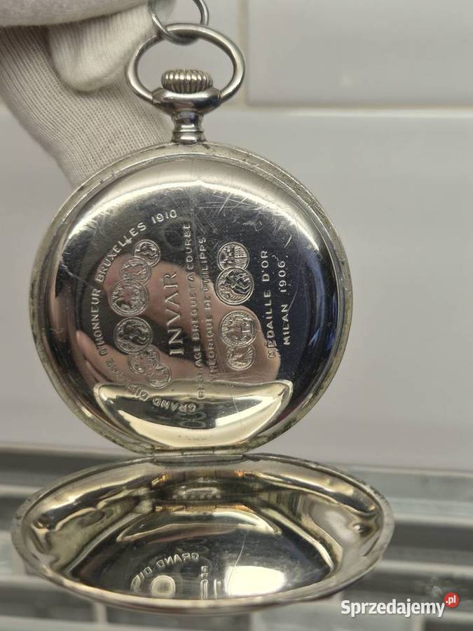 Rzadki zegarek kieszonkowy Invar SWISS śląskie Chorzów