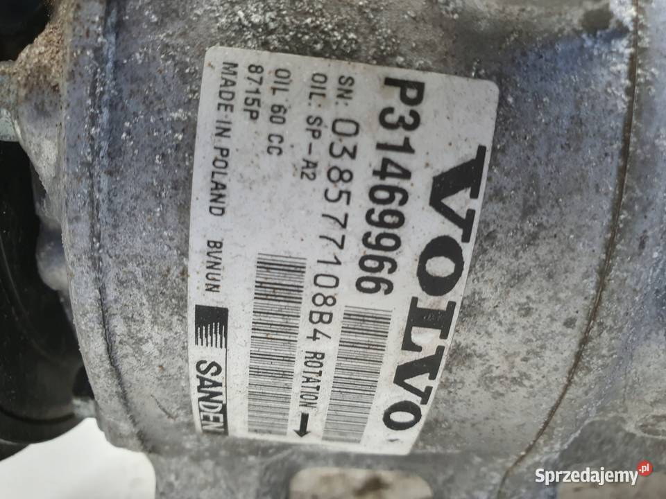 Volvo V40 II 20 D D2 SPRĘŻARKA KLIMATYZACJI Janów