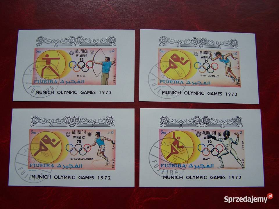 Fujeira CTO 1972 Olimpiada Monachium 72 Tychy