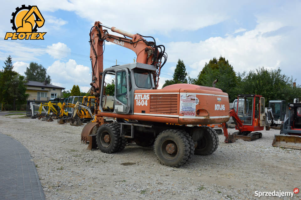 Koparka ATLAS 1604 2002 osprzęt 21t BRUTTO Złoczew