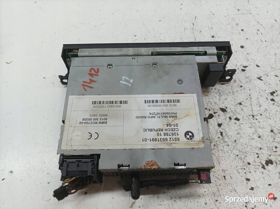 RADIO NAWIGACJA 6931991 Bmw Seria 3 IV 19982006 Motoryzacja