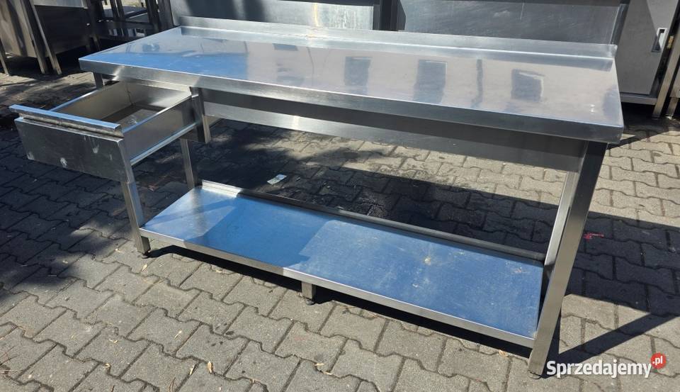 Stół Gastro z Szufladą i Półką 1605585 M1605 N Gastronomia wielkopolskie Nowe Skalmierzyce