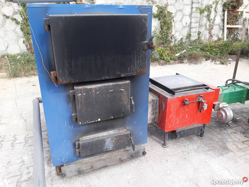 Piec kocioł na trociny Zestaw piec podajnik Białystok