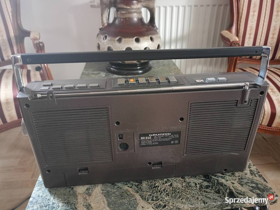 Radiomagnetofon Grundig RR 650 Vintage 80 Lata Drawski Młyn