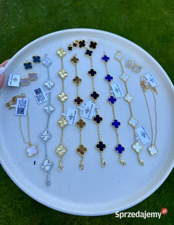 Biżuteria premium koniczyny na van Cleef arpels sprzedam