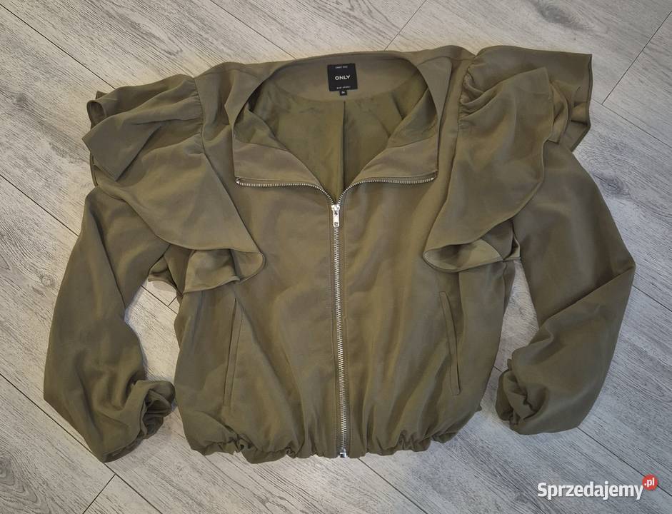 Bomberka kurtka damska falbanki Only 36S Rozmiar 36(S) łódzkie Łódź