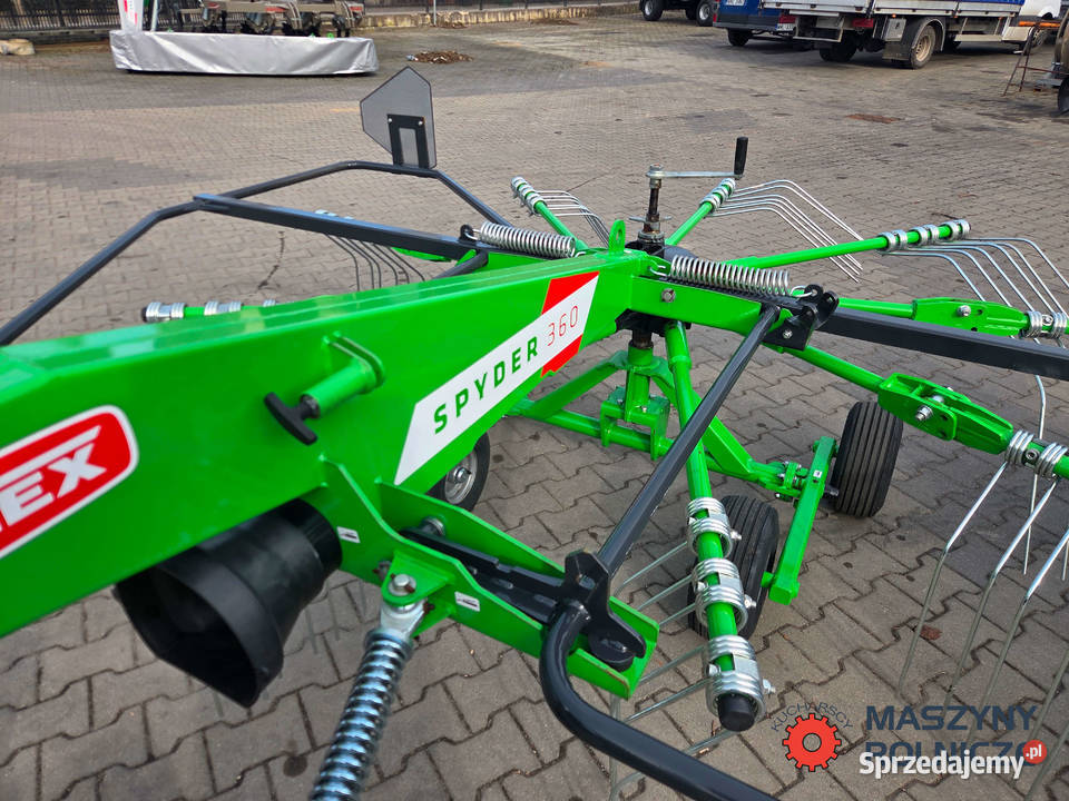TALEX SPYDER 360 Zgrabiarka Karuzelowa 36 m nieuszkodzony Strzegowo