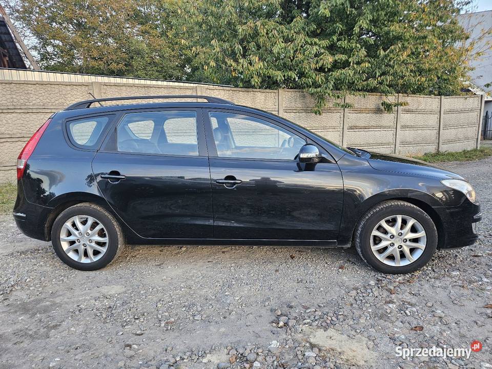 Hyundai i30 2009r 16 126 Półskóry Klimatronik czarny Prawiedniki