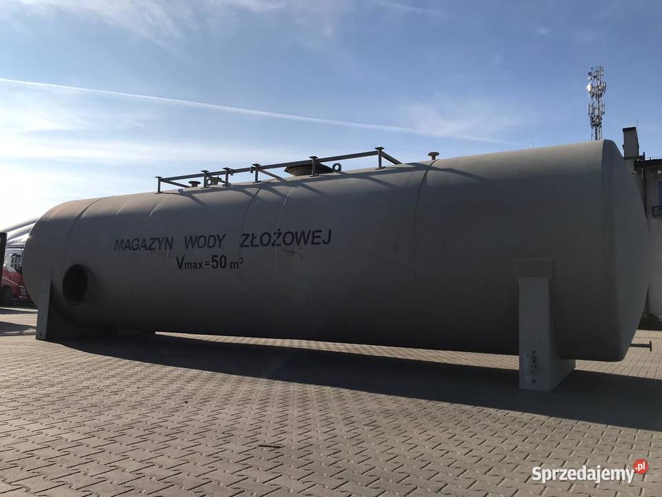 Zbiornik stalowy naziemny 50m3 50000 50 000l na Oświęcim sprzedam